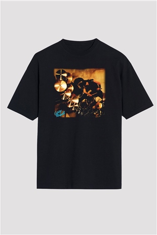 Cozy Powell Siyah Unisex Oversize Tişört T-Shirt