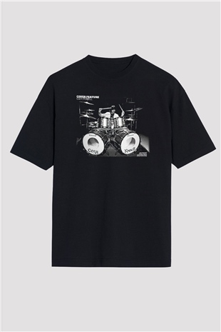 Cozy Powell Siyah Unisex Oversize Tişört T-Shirt