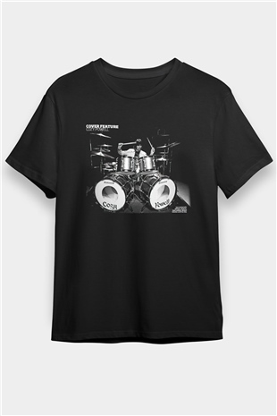 Cozy Powell Siyah Unisex Tişört T-Shirt - TişörtFabrikası