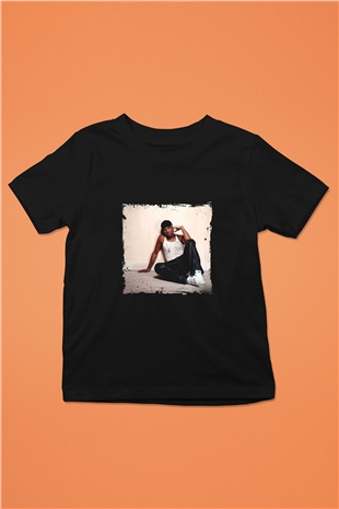 Craig David Baskılı Unisex Siyah Çocuk Tişört