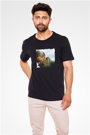 Craig David Baskılı Unisex Siyah Tişört