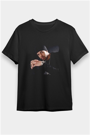 Craig David Baskılı Unisex Siyah Tişört