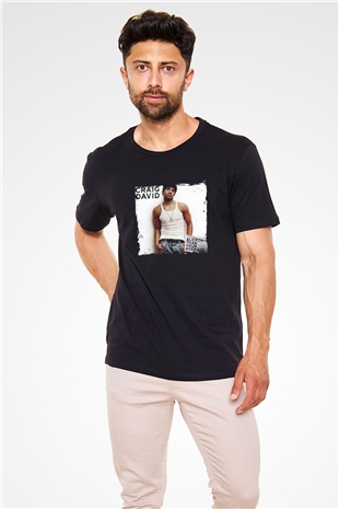 Craig David Baskılı Unisex Siyah Tişört