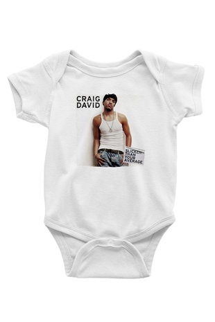 Craig David Beyaz Bebek Body - Zıbın