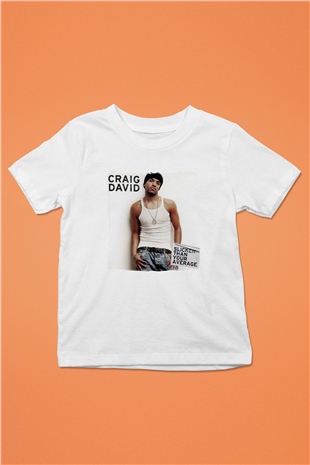 Craig David Beyaz Unisex Çocuk Tişört