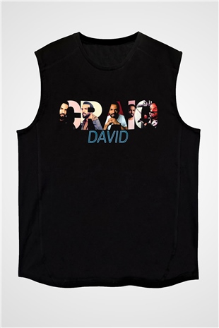 Craig David Siyah Unisex Kolsuz Tişört