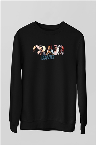 Craig David Siyah Unisex Sweatshirt