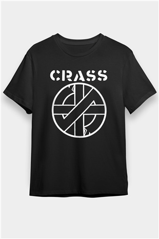 Crass Siyah Unisex Tişört T-Shirt - TişörtFabrikası