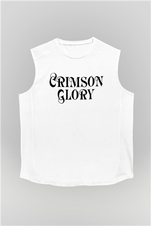 Crimson Glory Beyaz Unisex Kolsuz Tişört