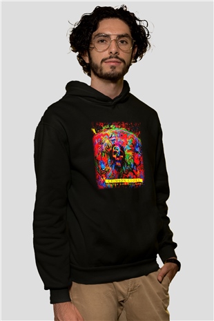 Crimson Glory Siyah Unisex Hoodie