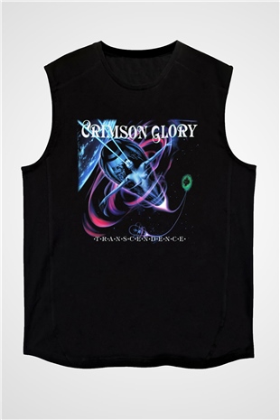 Crimson Glory Siyah Unisex Kolsuz Tişört