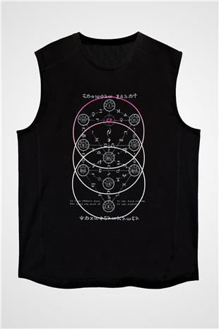 Crimson Glory Siyah Unisex Kolsuz Tişört