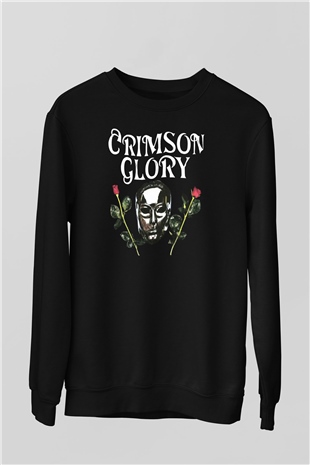Crimson Glory Siyah Unisex Sweatshirt