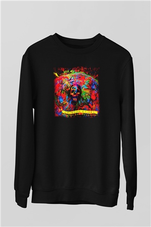 Crimson Glory Siyah Unisex Sweatshirt