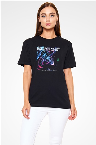 Crimson Glory Siyah Unisex Tişört T-Shirt - TişörtFabrikası