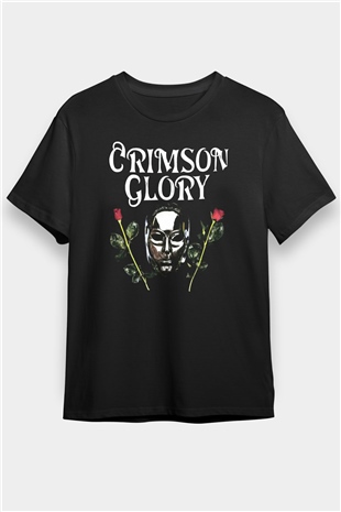 Crimson Glory Siyah Unisex Tişört T-Shirt - TişörtFabrikası
