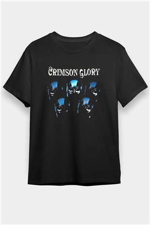 Crimson Glory Siyah Unisex Tişört T-Shirt - TişörtFabrikası