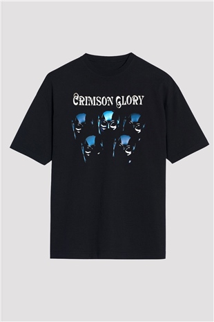 Crimson Glory Siyah Oversize Tişört Oversize T-shirt - TişörtFabrikası