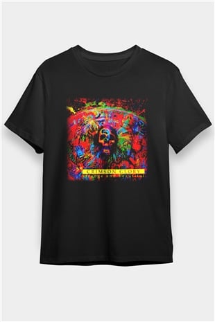 Crimson Glory Siyah Unisex Tişört T-Shirt - TişörtFabrikası