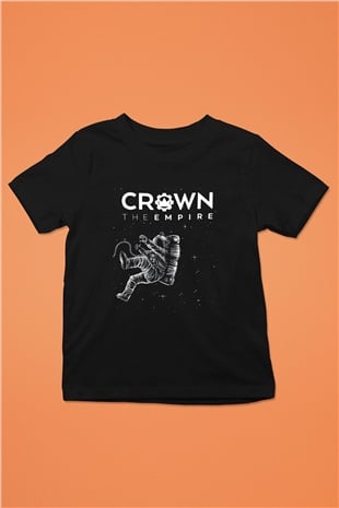 Crown the Empire Baskılı Siyah Unisex Çocuk Tişört
