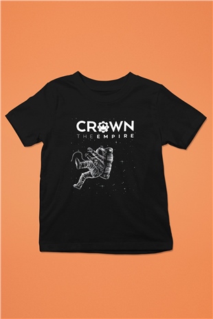 Crown the Empire Baskılı Siyah Unisex Çocuk Tişört