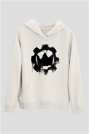 Crown the Empire Beyaz Unisex Kapüşonlu Sweatshirt