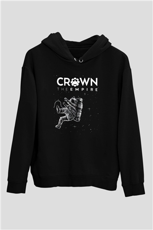 Crown the Empire Siyah Unisex Hoodie