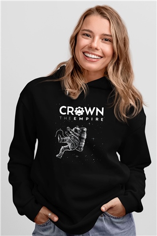Crown the Empire Siyah Unisex Hoodie