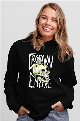 Crown the Empire Siyah Unisex Hoodie