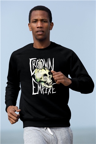 Crown the Empire Siyah Unisex Sweatshirt