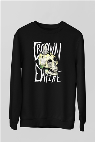 Crown the Empire Siyah Unisex Sweatshirt