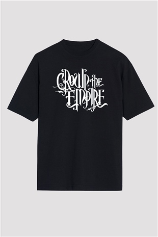 Crown the Empire Siyah Oversize Tişört Oversize T-shirt - TişörtFabrikası