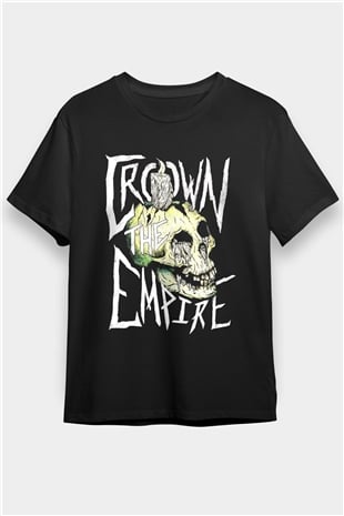 Crown the Empire Siyah Unisex Tişört T-Shirt - TişörtFabrikası