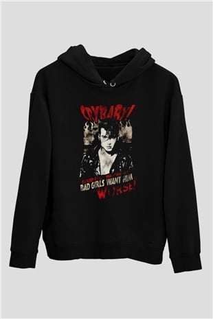 Cry-Baby Siyah Unisex Hoodie