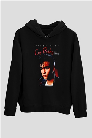 Cry-Baby Siyah Unisex Hoodie