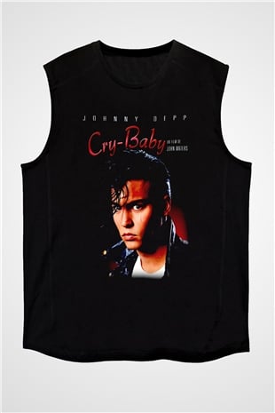 Cry-Baby Siyah Unisex  Kolsuz Tişört