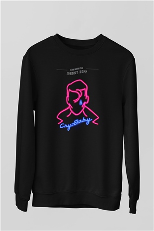 Cry-Baby Siyah Unisex Sweatshirt