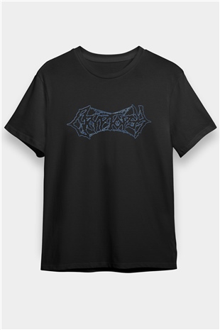 Cryptopsy Baskılı Unisex Siyah Tişört - Tshirt