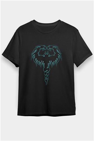 Cryptopsy Baskılı Unisex Siyah Tişört - Tshirt