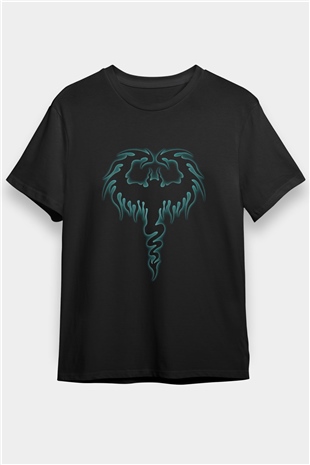 Cryptopsy Baskılı Unisex Siyah Tişört - Tshirt
