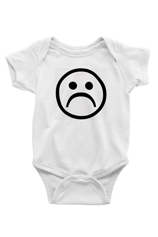 Crystal Castles Baskılı Beyaz Unisex Bebek Body - Zıbın