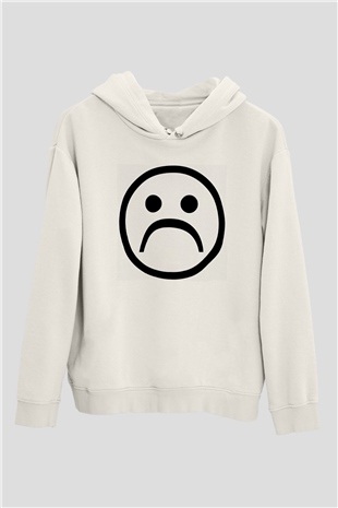 Crystal Castles Beyaz Unisex Kapşonlu Sweatshirt