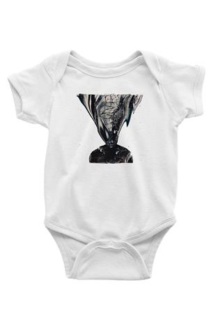 Crystal Lake Baskılı Beyaz Unisex Bebek Body - Zıbın