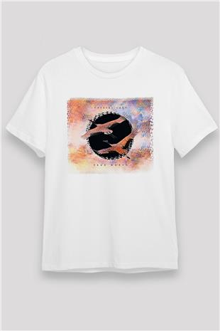 Crystal Lake Baskılı Unisex Beyaz Tişört - Tshirt