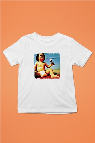 Cure Baskılı Unisex Beyaz Çocuk Tişört