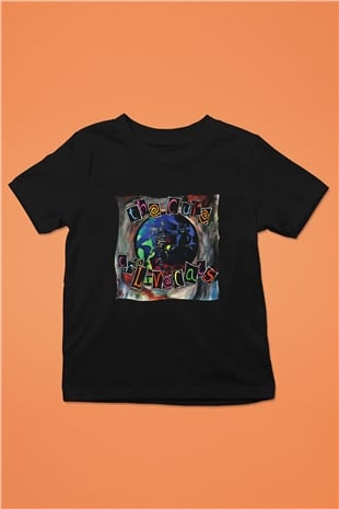 Cure Baskılı Unisex Siyah Çocuk Tişört