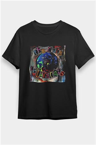 Cure Baskılı Unisex Siyah Tişört