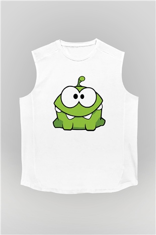 Cut the Rope Beyaz Unisex Kolsuz Tişört