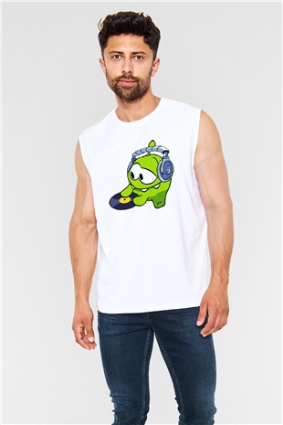 Cut the Rope Beyaz Unisex Kolsuz Tişört