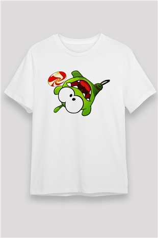 Cut the Rope Beyaz Unisex Tişört T-Shirt